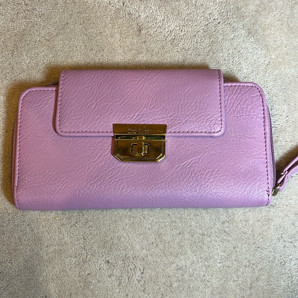 Nicole Miller pink wallet